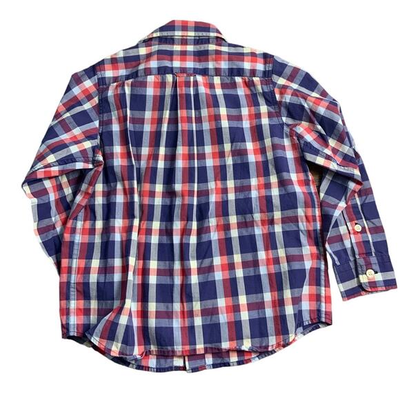 Lacoste Plaid Button down size 4 - Picture 3 of 3